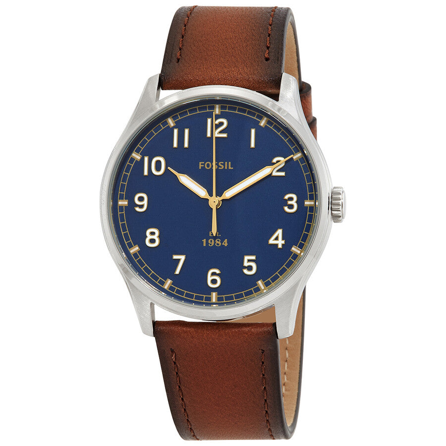 Fossil Dayliner Brown Leather Strap