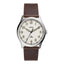 Montre Dayliner à trois aiguilles en cuir marron