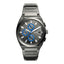 Montre chronographe Everett en acier inoxydable fumé