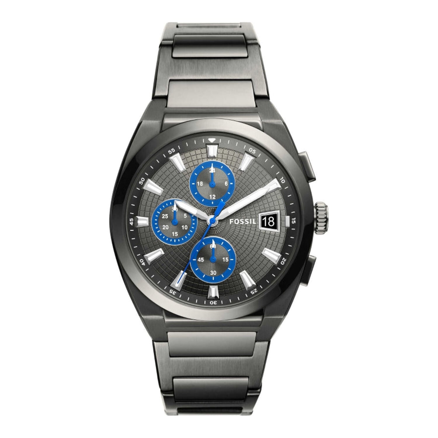 Montre chronographe Fossil Everett en acier inoxydable fumé