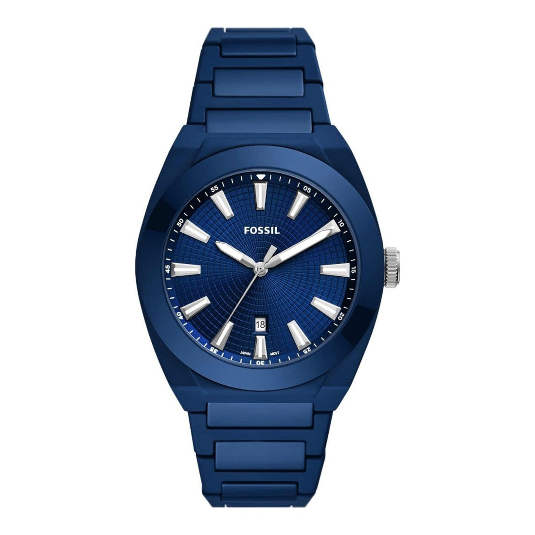 Fossil Everett Dark Blue Ceramic Watch