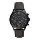 Fenmore Multifunction Black Leather Watch