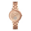 Montre Jacqueline en acier inoxydable doré rose