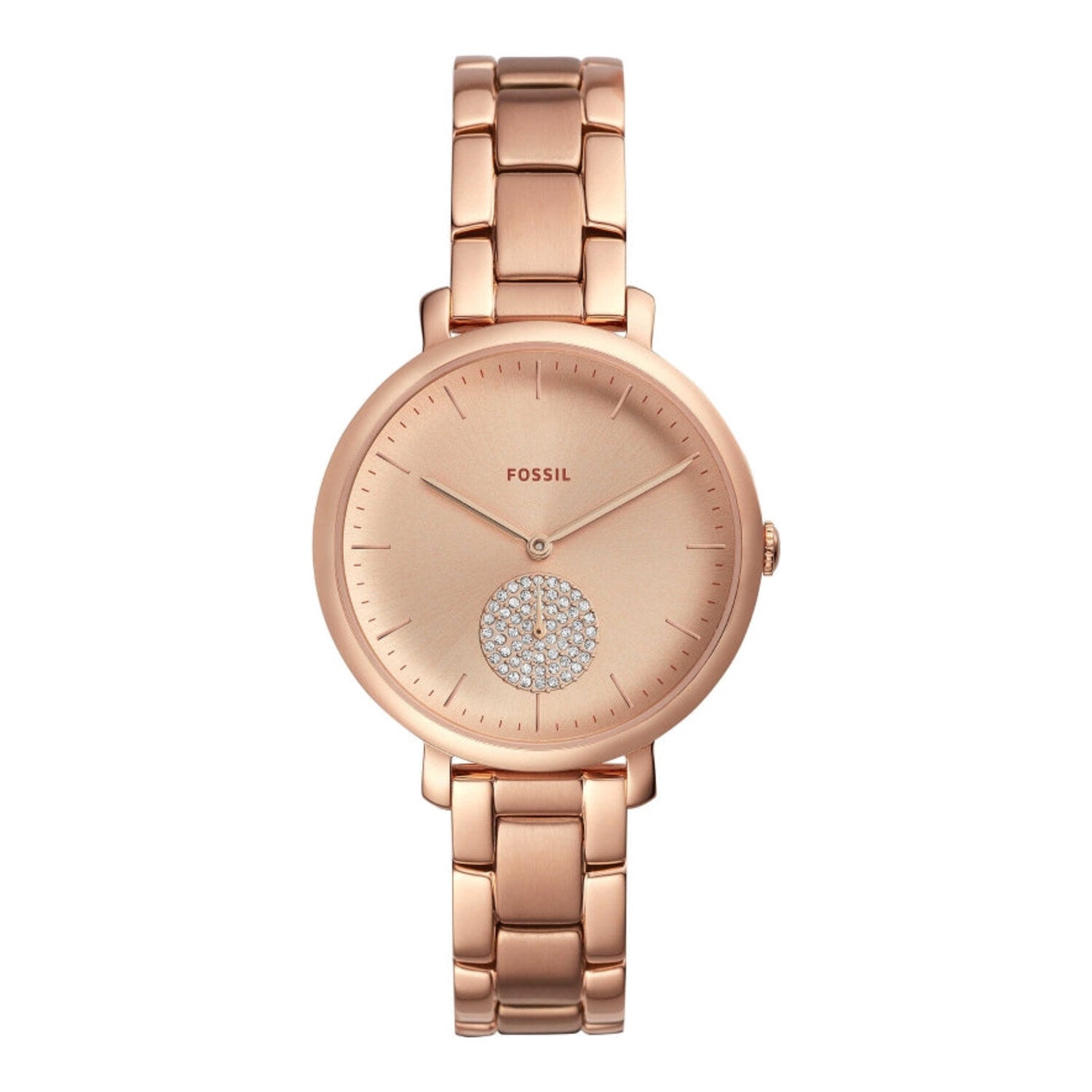 Montre Fossil Jacqueline en acier inoxydable doré rose