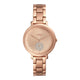 Jacqueline Rose Gold-Tone Stainless Steel Watch