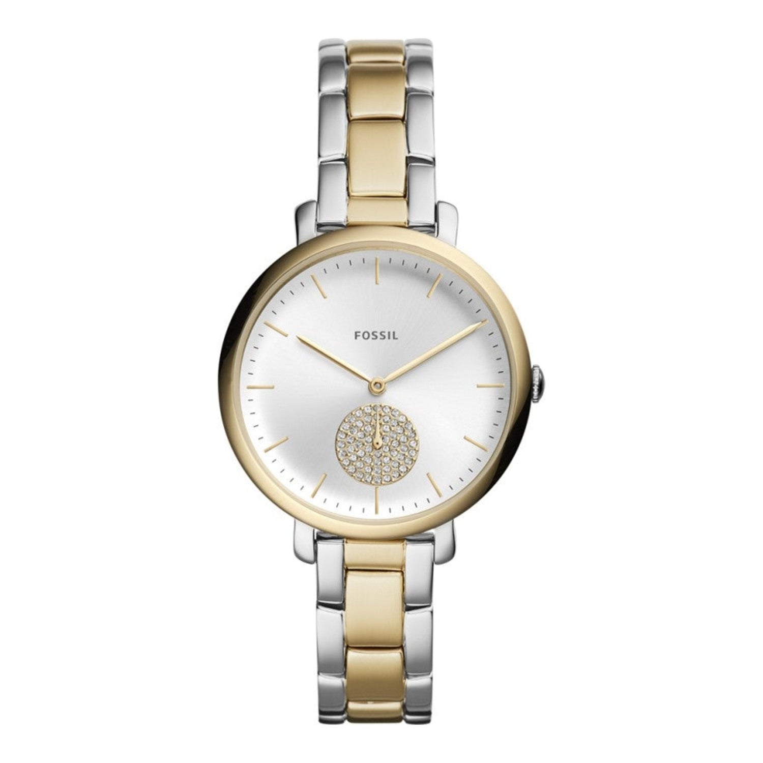 Fossil Jacqueline bicolore en acier inoxydable