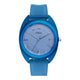Jude Three-Hand Cobalt Blue Silicone Watch