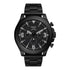 Fossil Latitude Chronograph Black Stainless Steel Watch