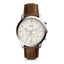 Chronographe Neutra en cuir marron