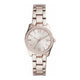 Scarlette Mini Three-Hand Date Pastel Pink Stainless Steel Watch