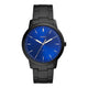 The Minimalist Three-Hand Black Stainless Steel Watch