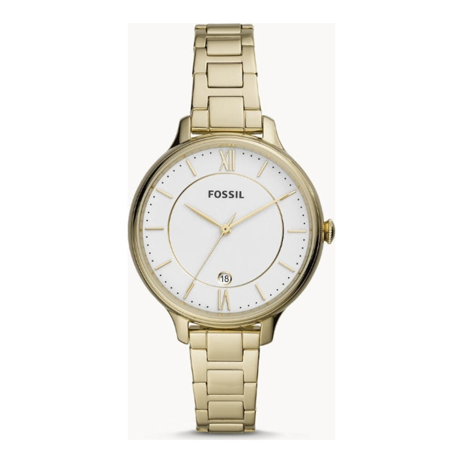 Montre Fossil Winnie à trois aiguilles en acier inoxydable doré