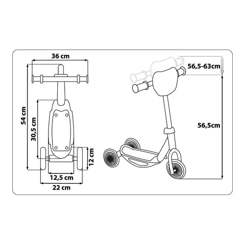 frozen 3 rad baby scooter