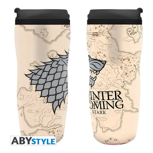 game of thrones reisebecher winter is coming