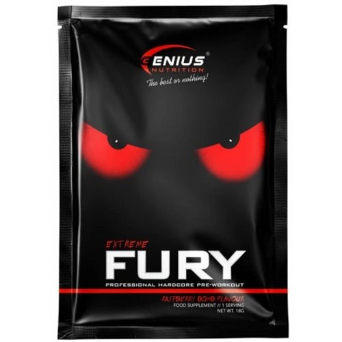 Genius Nutrition Fury Extreme 10X18G Probe Raspberry Bomb