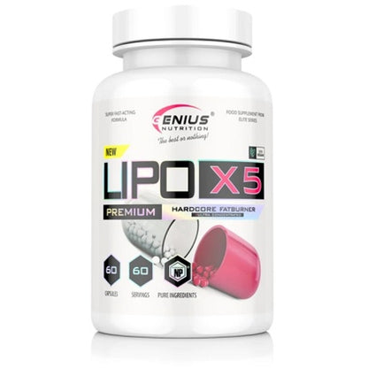 Genius Nutrition Lipo-X5 60 Kapseln