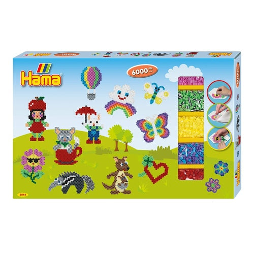 gigantische geschenkverpackung buegelperlen midi ca 6000 stueck inklusive stiftplatten und zubehoer