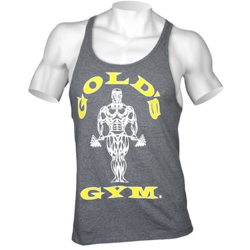 Golds Gym Classic Stringer Tank Top Hellgrau S
