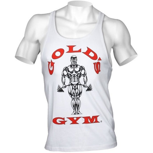Golds Gym Classic Stringer Tank Top Weiß S