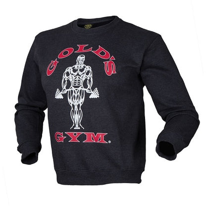 Golds Gym Crewneck Sweater Charcoal Dunkelgrau S