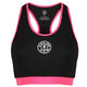 Golds Gym GGLTOP025 Ladies Crop Top blkpink M