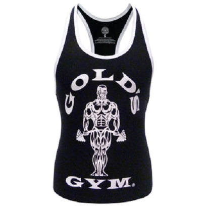Golds Gym Gglvst021 Ladies Loose Fit Tank Black S