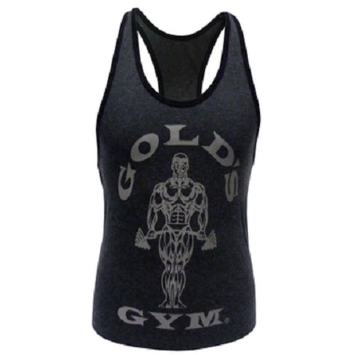 Golds Gym Gglvst021 Ladies Loose Fit Tank Charcoal S