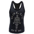 Golds Gym Gglvst021 Ladies Loose Fit Tank Charcoal S