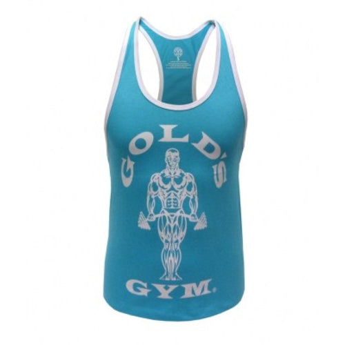 Golds Gym Gglvst021 Ladies Loose Fit Tank Turquoise M