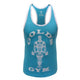 Golds Gym GGLVST021 Ladies Loose Fit Tank turquoise XS