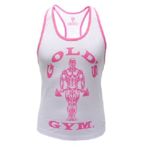 Golds Gym Gglvst021 Ladies Loose Fit Tank White S