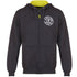 Golds Gym Ggswt007 Charcoal Zip Hoodie L