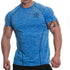 Golds Gym Ggts060 Raglan T-Shirt Blue Marlin S