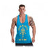 Golds Gym Ggvst003 Stringer Joe Premium Turquoise Yellow S