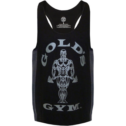 Golds Gym Ggvst010 Tonal Panel Stringer Black Charcoal L