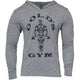 Golds Gym Muscle Joe Longsleeve Hoodie grau M