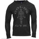 Golds Gym Muscle Joe Longsleeve Hoodie vintage schwarz S