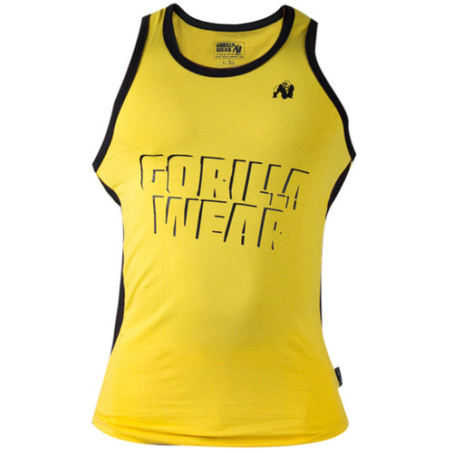 Gorilla Wear Stretch Tank Top Yellow S M