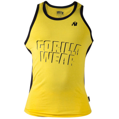 Gorilla Wear Stretch Tank Top Yellow S M