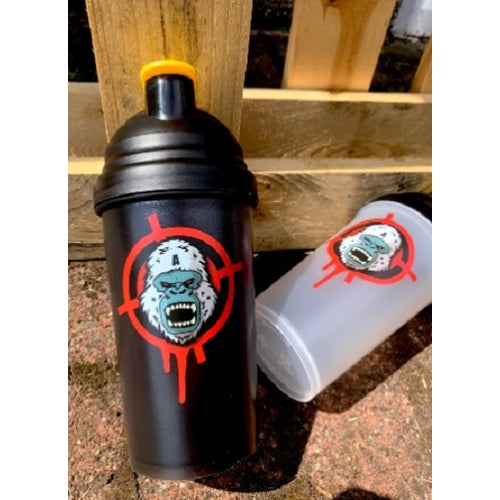 Gorillalpha Shaker 600Ml Black With Yellow Cap