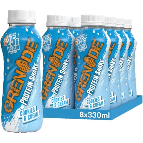 Grenade Protein Shake 8X330Ml Strawberry Cream