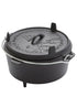 Dutch Oven 4L   Massiver Gusseisen Topf mit Pfannendeckel