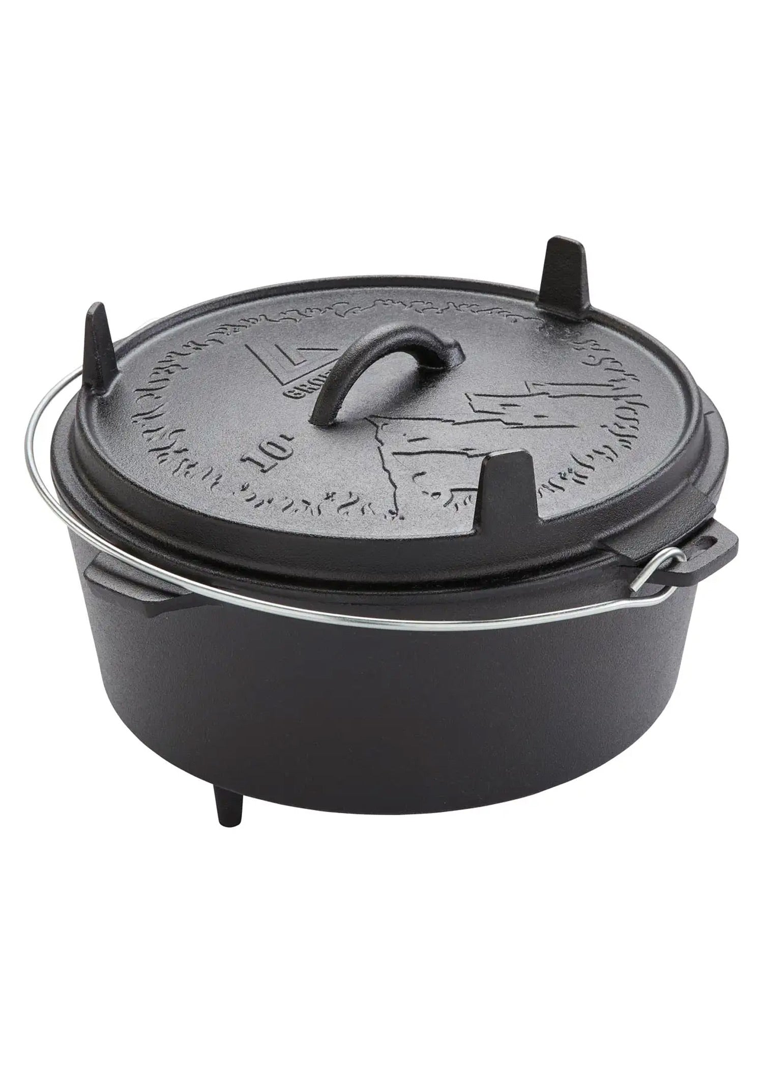 Gusseisen Dutch Oven 10L   Schmortopf 33cm