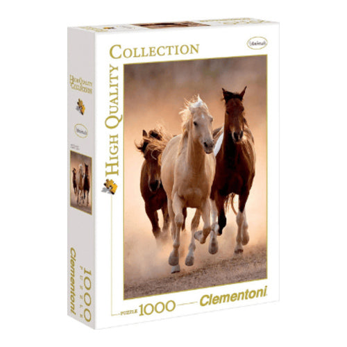 high quality collection 1000 teile puzzle running horses