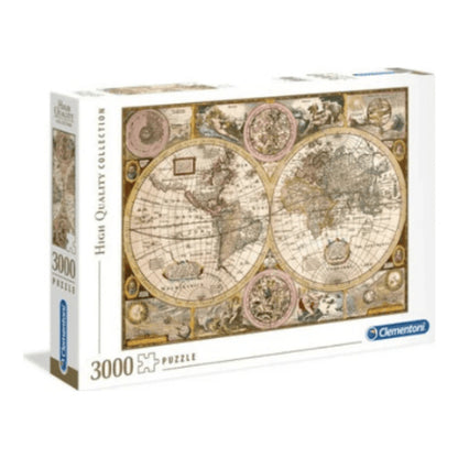 high quality collection 3000 teile puzzle alte karte