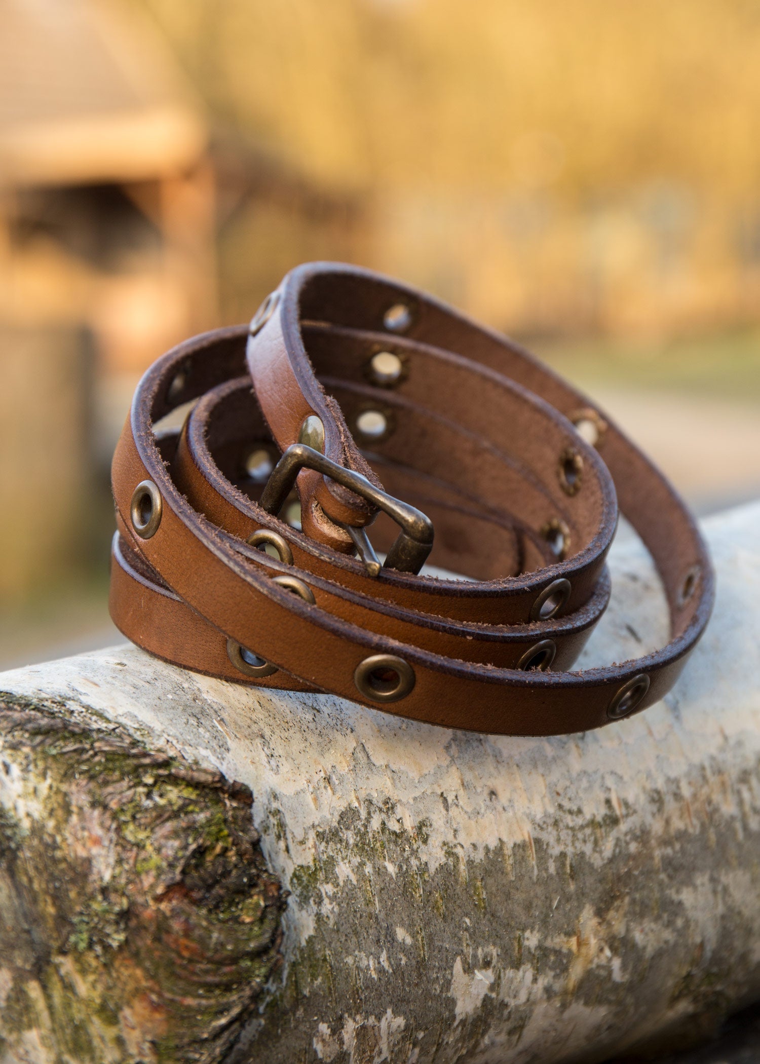 wickelarmband aus leder