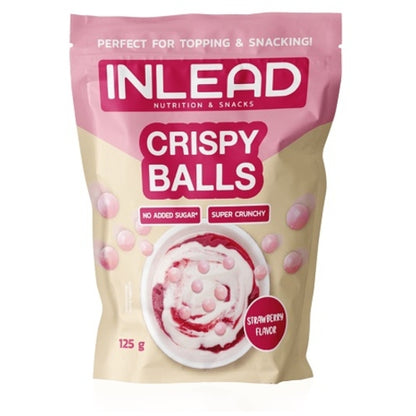 Inlead Crispy Balls 125G Strawberry