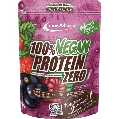 Ironmaxx 100 Vegan Protein Zero 500G Chocolate Banana