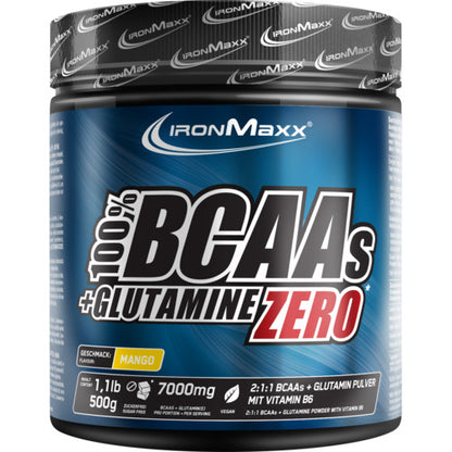 Ironmaxx Bcaas Glutamin Powder 550G Apfel