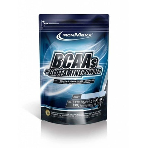 Ironmaxx Bcaas Glutamin Powder 550G Blue Raspberry